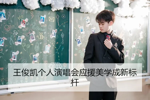 王俊凯个人演唱会应援美学成新标杆